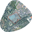 Carrefou Beaujoire vu du dessus